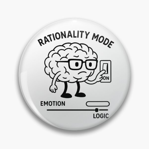 Item preview, Rationality Mode – Logic Over Emotion Brain designed and sold by jelonkaa.