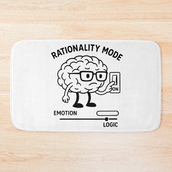 Item preview, Rationality Mode – Logic Over Emotion Brain designed and sold by jelonkaa.