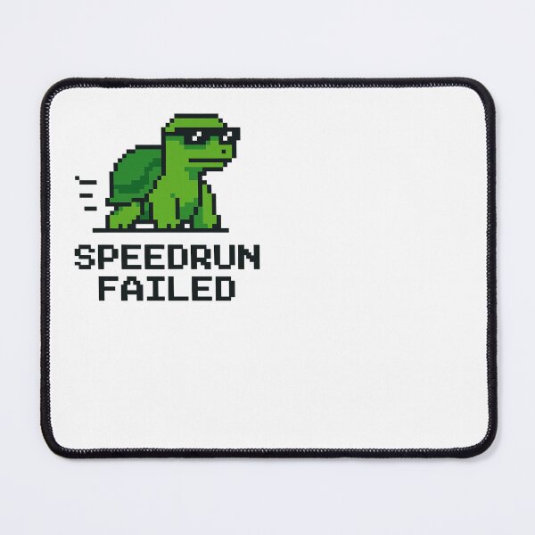 Item preview, Speedrun Failed – Funny Pixel Turtle Design designed and sold by SlomianyPisarz.