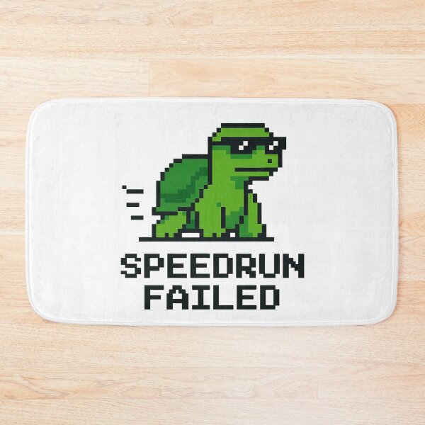 Item preview, Speedrun Failed – Funny Pixel Turtle Design designed and sold by SlomianyPisarz.