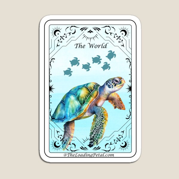 Item preview, The World Tarot Card designed and sold by TheLoadingPetal.