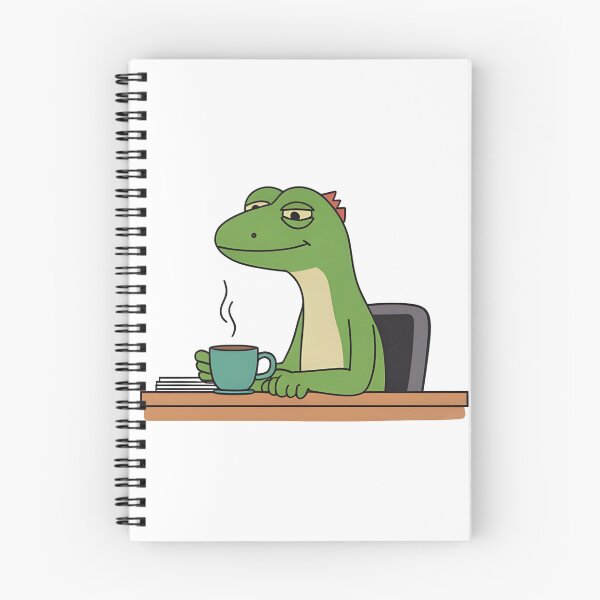 Item preview, Coffee Lizard - Lizard Meme designed and sold by Domcreations4.