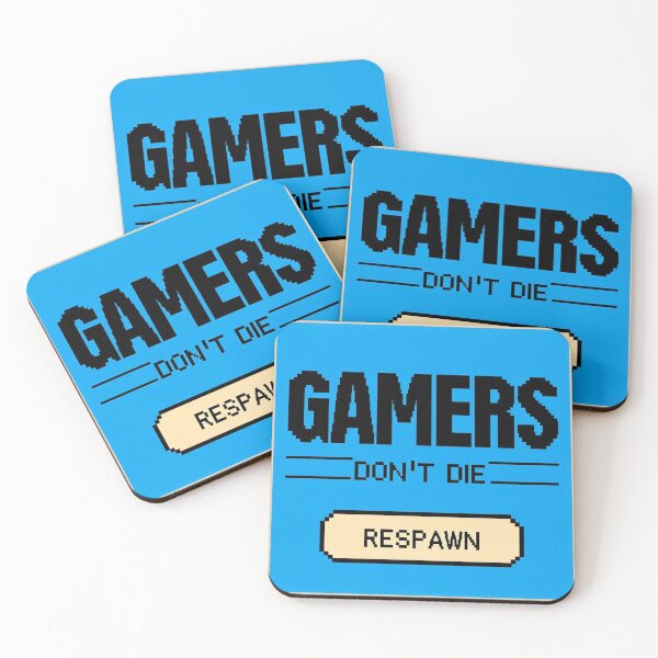 Item preview, Gamers Don't Die Typography designed and sold by kfxforex.