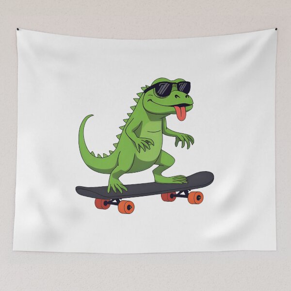 Item preview, Skate Lizard - Lizard Meme designed and sold by Domcreations4.