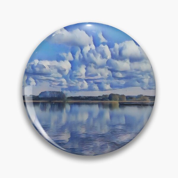 Item preview, Blue cloudscape lake designed and sold by MiKaBerlin.