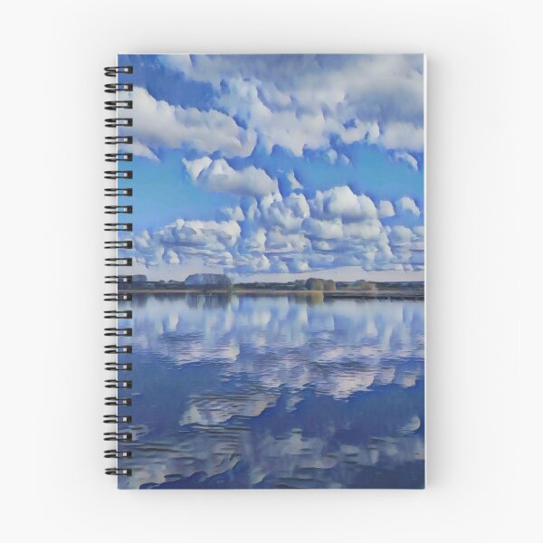 Item preview, Blue cloudscape lake designed and sold by MiKaBerlin.