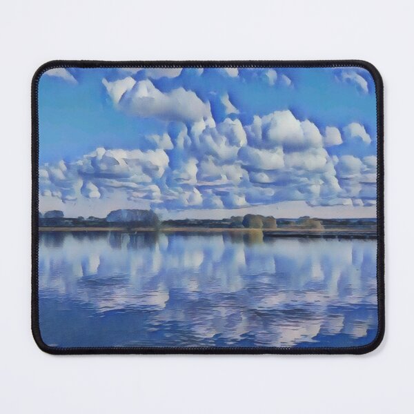 Item preview, Blue cloudscape lake designed and sold by MiKaBerlin.