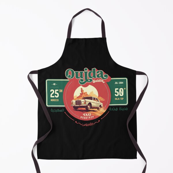 Item preview, Oujda Saïdia Roadtrip – Vintage Moroccan Taxi Design designed and sold by akartaws.