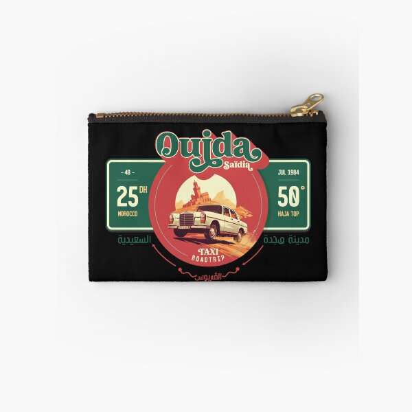 Item preview, Oujda Saïdia Roadtrip – Vintage Moroccan Taxi Design designed and sold by akartaws.