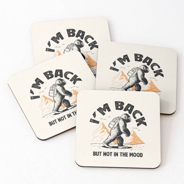 Item preview, I’m Back But Not in the Mood designed and sold by Rômulo Queiroz.
