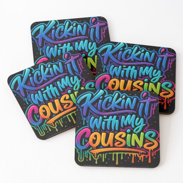 Item preview, Kickin It With My Cousins Fun Family Bonding Quote Design designed and sold by ArcaneArtistry.