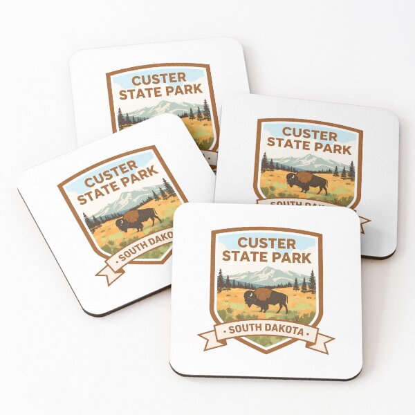 Item preview, Custer State national park - visit our South Dakota America parks save our Bisons  designed and sold by SkeletonsDanger.