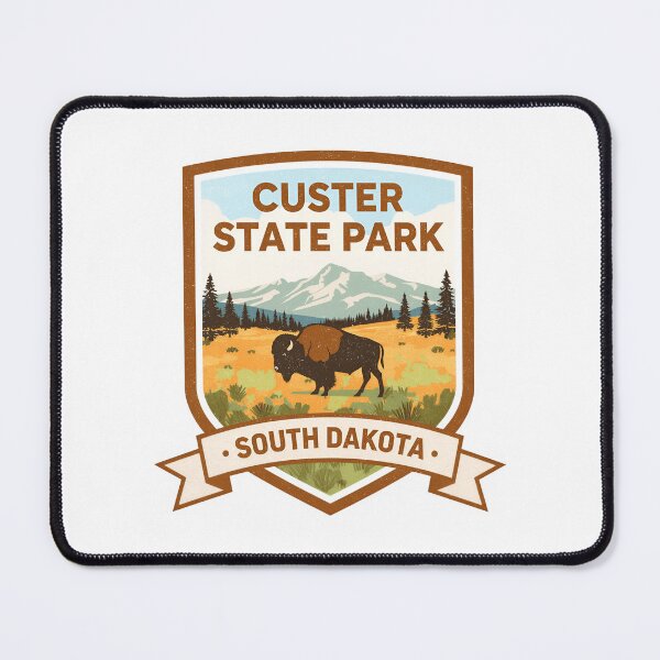 Item preview, Custer State national park - visit our South Dakota America parks save our Bisons designed and sold by SkeletonsDanger.