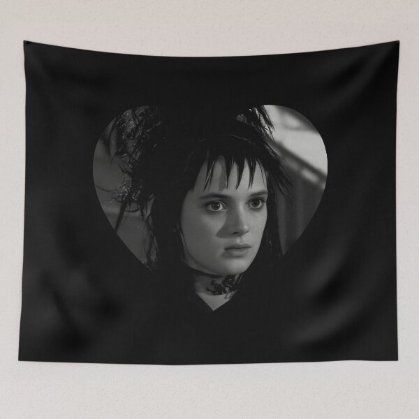 Item preview, Lydia Deetz Heart in Black and White designed and sold by cemetery girl.