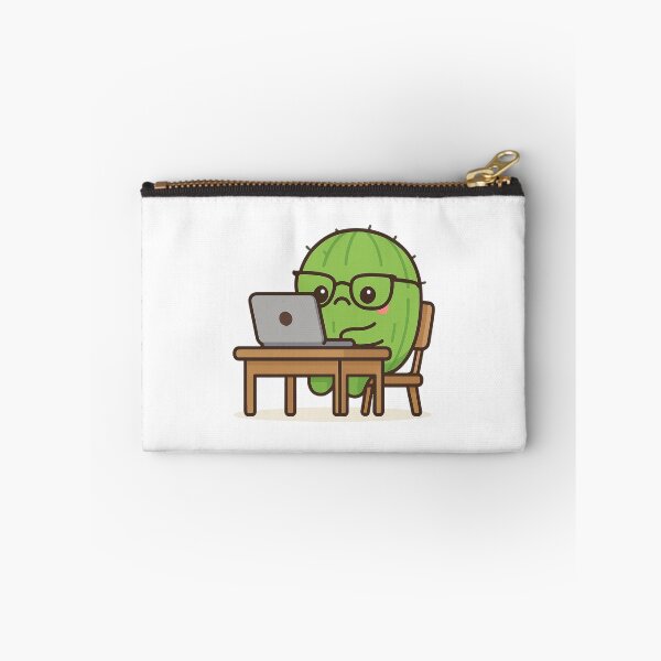 Item preview, Working Cactus – Cute Kawaii Chibi Plant Design designed and sold by artbyTSR.