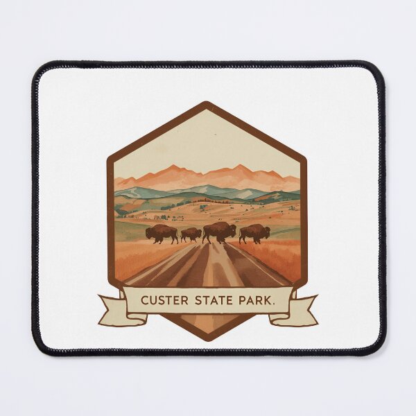 Item preview, Custer State national park - visit our South Dakota America parks save our bison forest designed and sold by SkeletonsDanger.