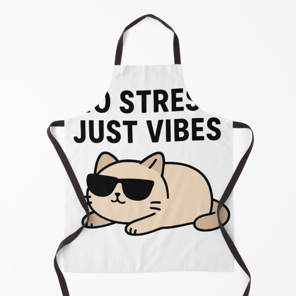 Item preview, Chill Cat – No Stress Just Vibes designed and sold by geekis.