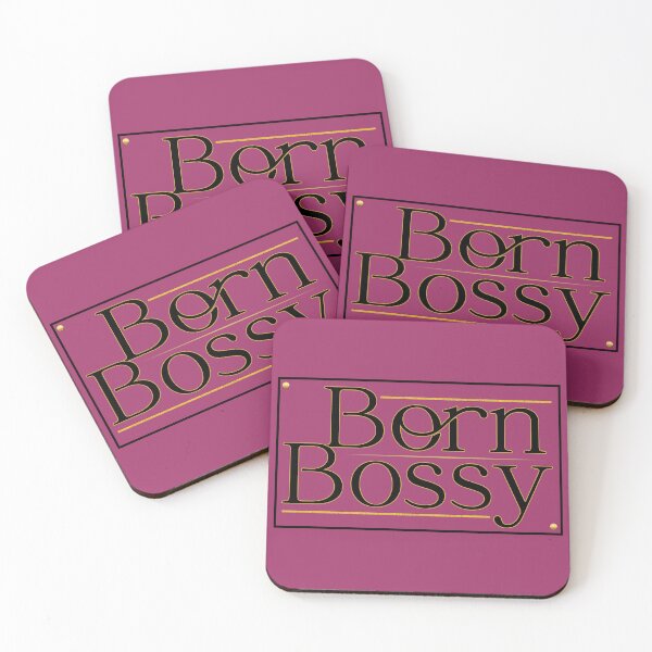 Item preview, "Born Bossy" Empowerment Design — Perfect for Future Leaders & Ambitious Achievers designed and sold by LowlaBug Designs.