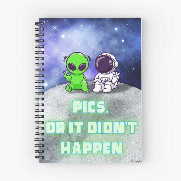 Item preview, Pics Or It Didn't Happen - Cute Alien Astronaut Friends designed and sold by LowlaBug Designs.