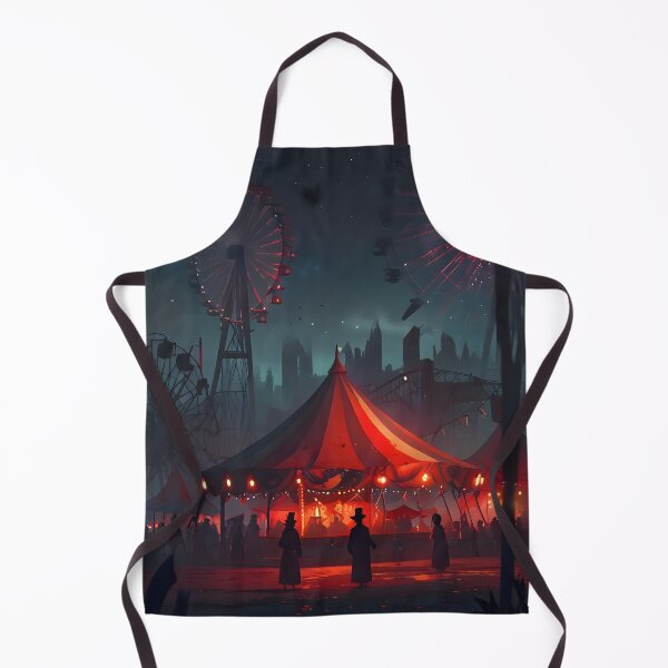Item preview, Dark Carnival at Night with Ferris Wheels designed and sold by NebulaHorizon.