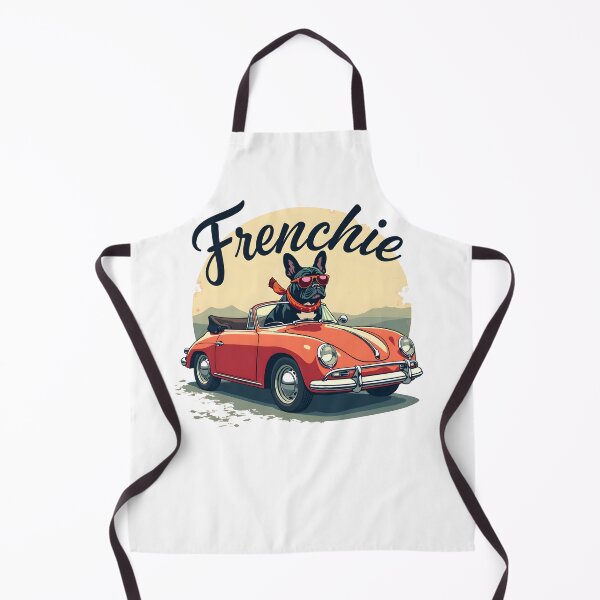 Item preview, Frenchie in Car designed and sold by TheEmptyBottleStudio.