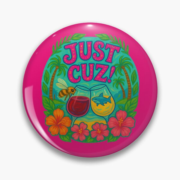 Item preview, Colorful Cousins Weekend Shirt with the phrase Just Cuz! designed and sold by SpeakBoldly.