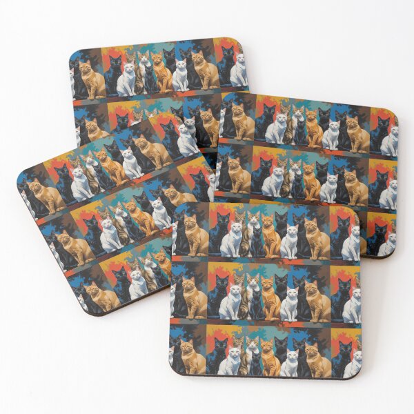 Item preview, Vintage Cats of many colors designed and sold by Kellicatti245.