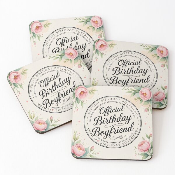 Item preview, Birthday Boyfriend Official Vintage Floral Romantic Gift designed and sold by SynizesisShop.
