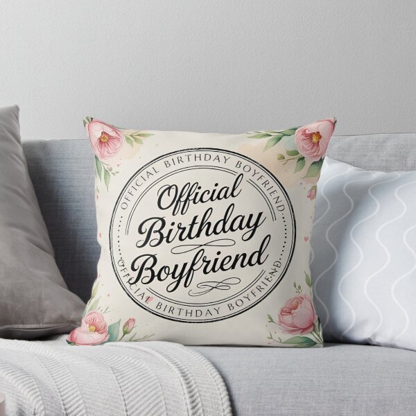 Item preview, Birthday Boyfriend Official Vintage Floral Romantic Gift designed and sold by SynizesisShop.