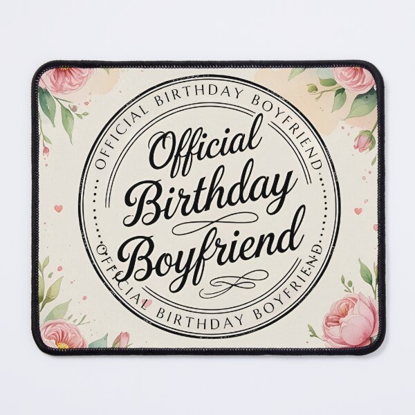 Item preview, Birthday Boyfriend Official Vintage Floral Romantic Gift designed and sold by SynizesisShop.
