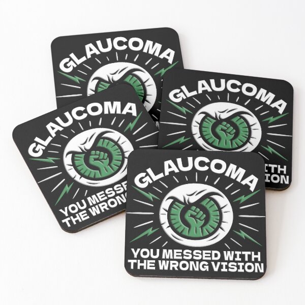 Item preview, Glaucoma Picked the Wrong Vision – Eye Disease Fighter designed and sold by Eyepatch-Jacks.
