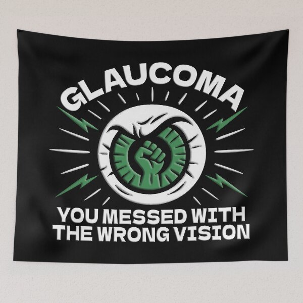 Item preview, Glaucoma Picked the Wrong Vision – Eye Disease Fighter designed and sold by Eyepatch-Jacks.