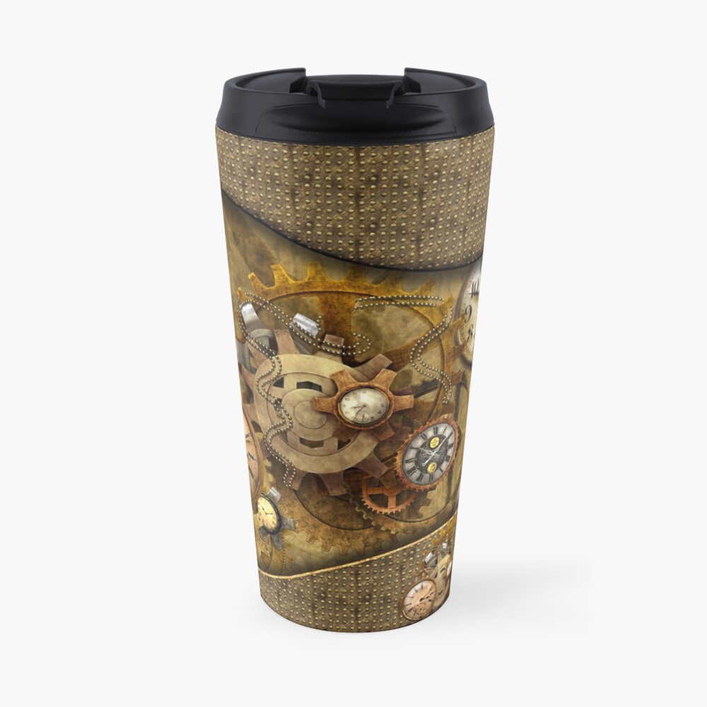 Noble steampunk design Travel Coffee Mug