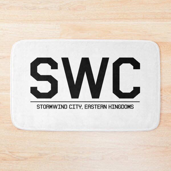 Item preview, Stormwind City, Eastern Kingdoms Airport Code - Black designed and sold by dirtnappd.