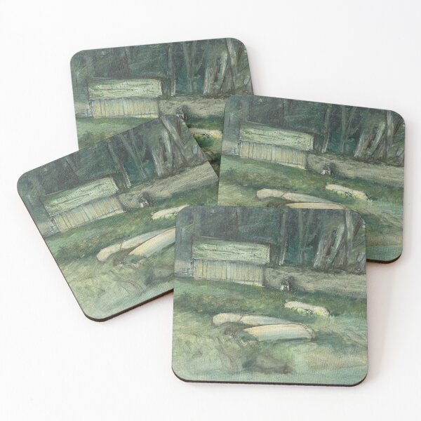 Item preview, The boathouse at Mountain Spring Lake designed and sold by AdirondackArtist.