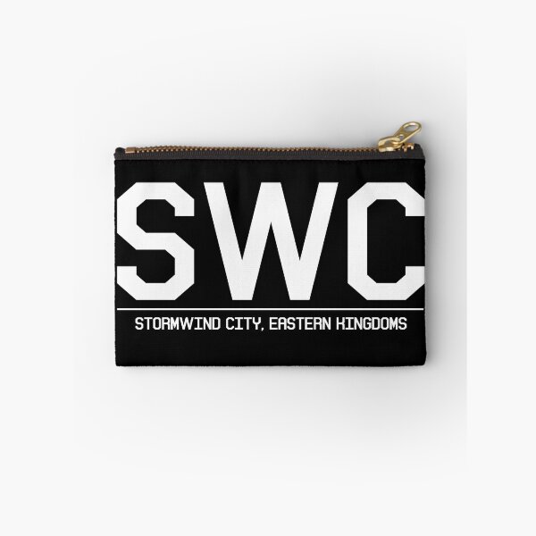 Item preview, Stormwind City, Eastern Kingdoms Airport Code - White/Black designed and sold by dirtnappd.