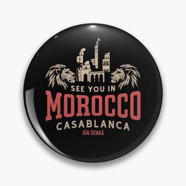 Item preview, Aîn Sebaâ Casablanca Nights – Moroccan City Retro Style designed and sold by akartaws.