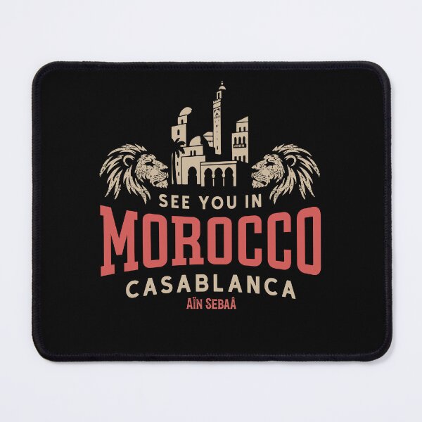 Item preview, Aîn Sebaâ Casablanca Nights – Moroccan City Retro Style designed and sold by akartaws.