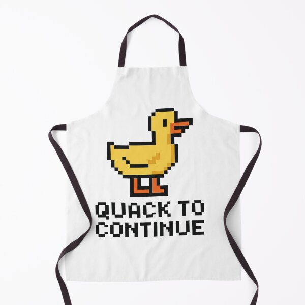 Item preview, Quack to Continue – Funny Pixel Duck Design designed and sold by SlomianyPisarz.
