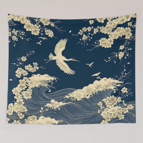 Item preview, Sakura Wave – Japanese Minimalist designed and sold by Myra365Art.