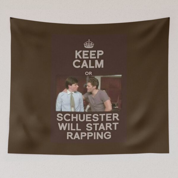 Item preview, Keep Clam or Schuester Will Start Rapping designed and sold by peachkeen88.