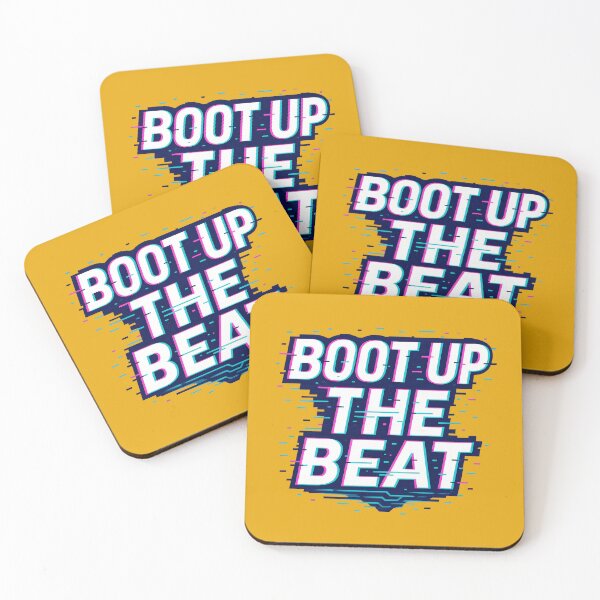 Item preview, Boot Up The Beat Neon Cyber Design designed and sold by ArtComixHaven.