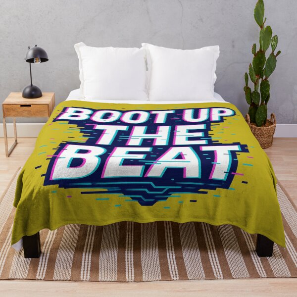 Item preview, Boot Up The Beat Neon Cyber Design designed and sold by ArtComixHaven.