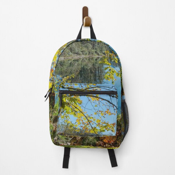 Item preview, Reinig Bridge over Snoqualmie River on a fall day designed and sold by lisavonbiela.