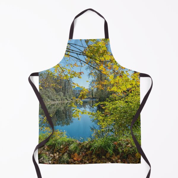 Item preview, Reinig Bridge over Snoqualmie River on a fall day designed and sold by lisavonbiela.