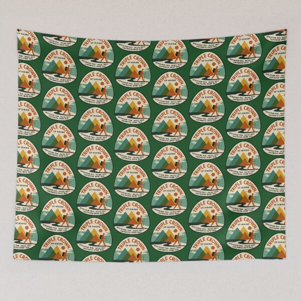 Item preview, hiking triple crown designed and sold by Broken Antler Designs .