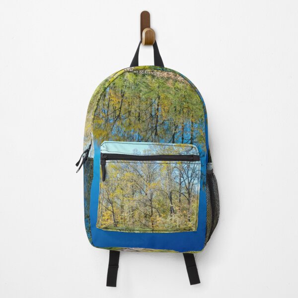 Item preview, Snoqualmie River and trees on a gorgeous early fall day designed and sold by lisavonbiela.