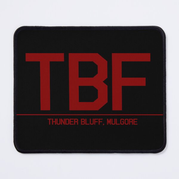 Item preview, Thunder Bluff, Mulgore Airport Code - Horde Red/Black designed and sold by dirtnappd.