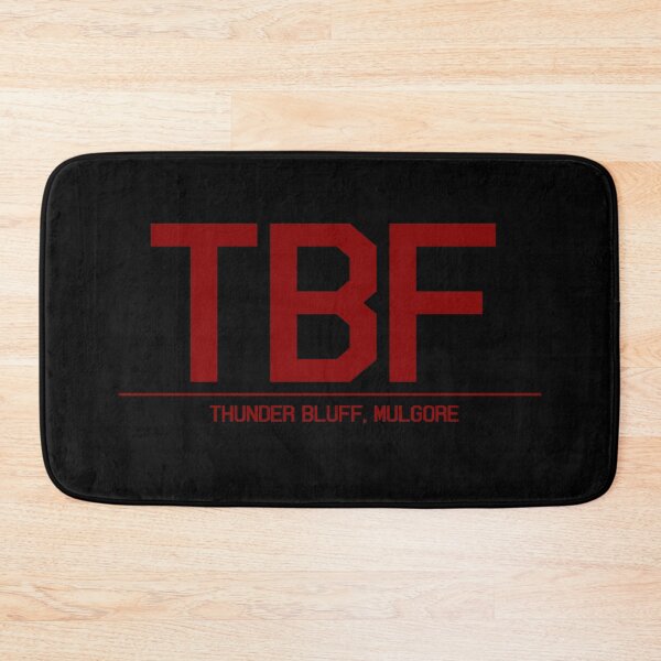 Item preview, Thunder Bluff, Mulgore Airport Code - Horde Red/Black designed and sold by dirtnappd.