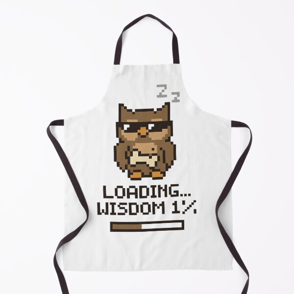 Item preview, Loading Wisdom – Pixel Owl designed and sold by SlomianyPisarz.